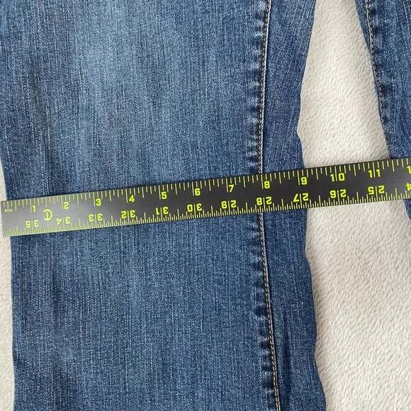 Ann Taylor Loft Women's Jeans Size 14 Blue Fit & Flare Cotton Blend Denim Casual - Picture 8 of 12